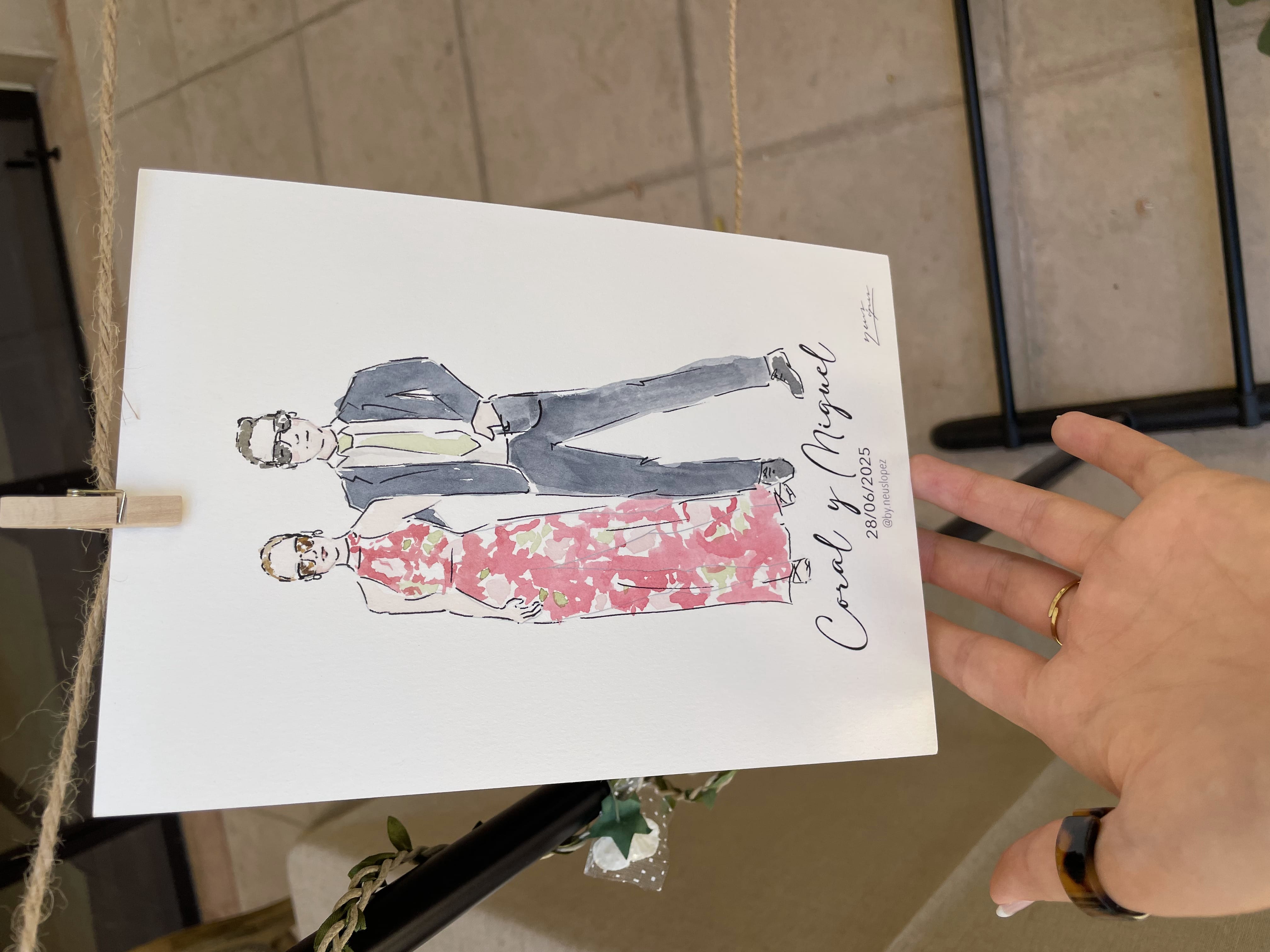 Acuarelas en evento 11