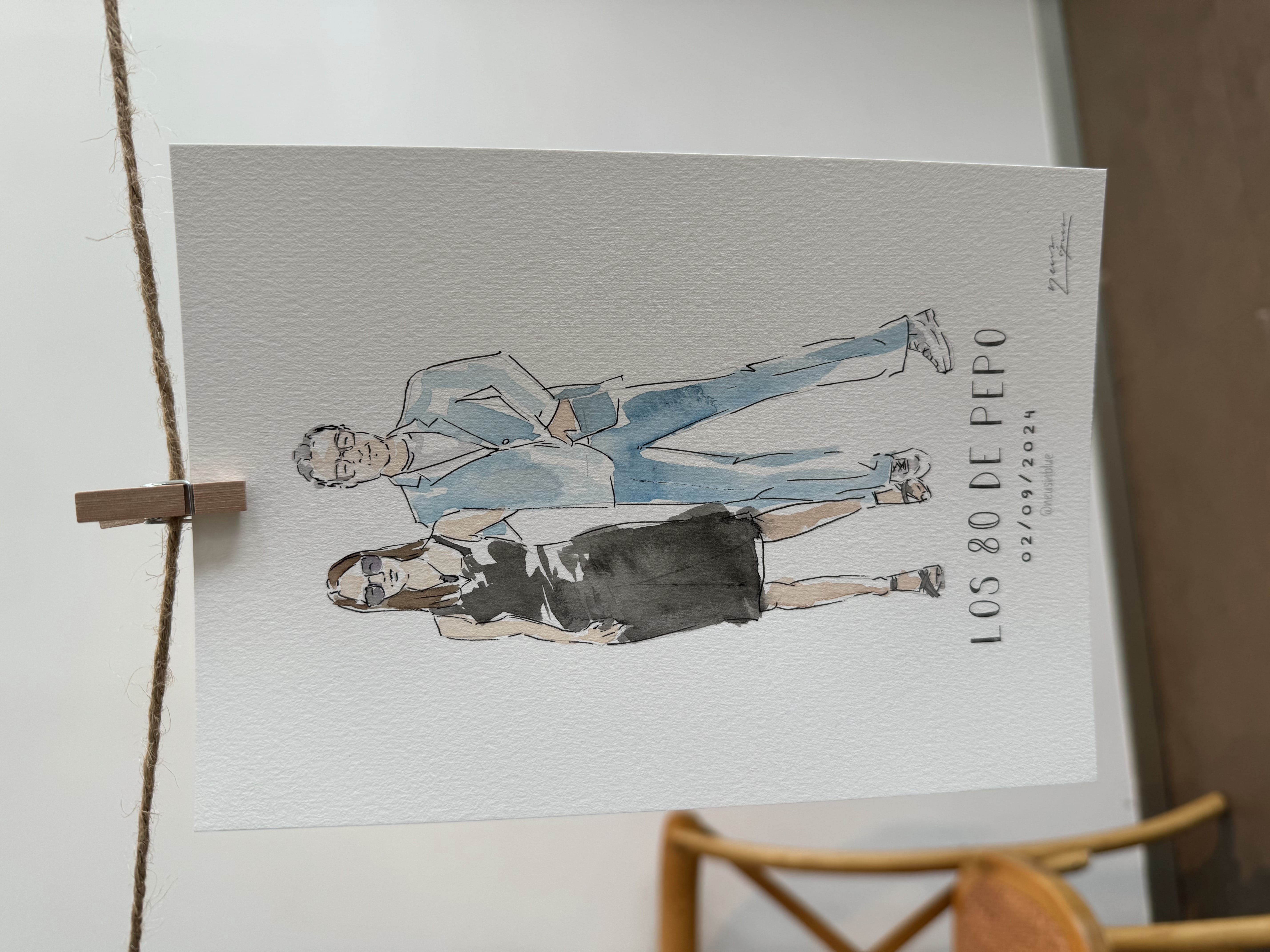 Acuarelas en evento 8