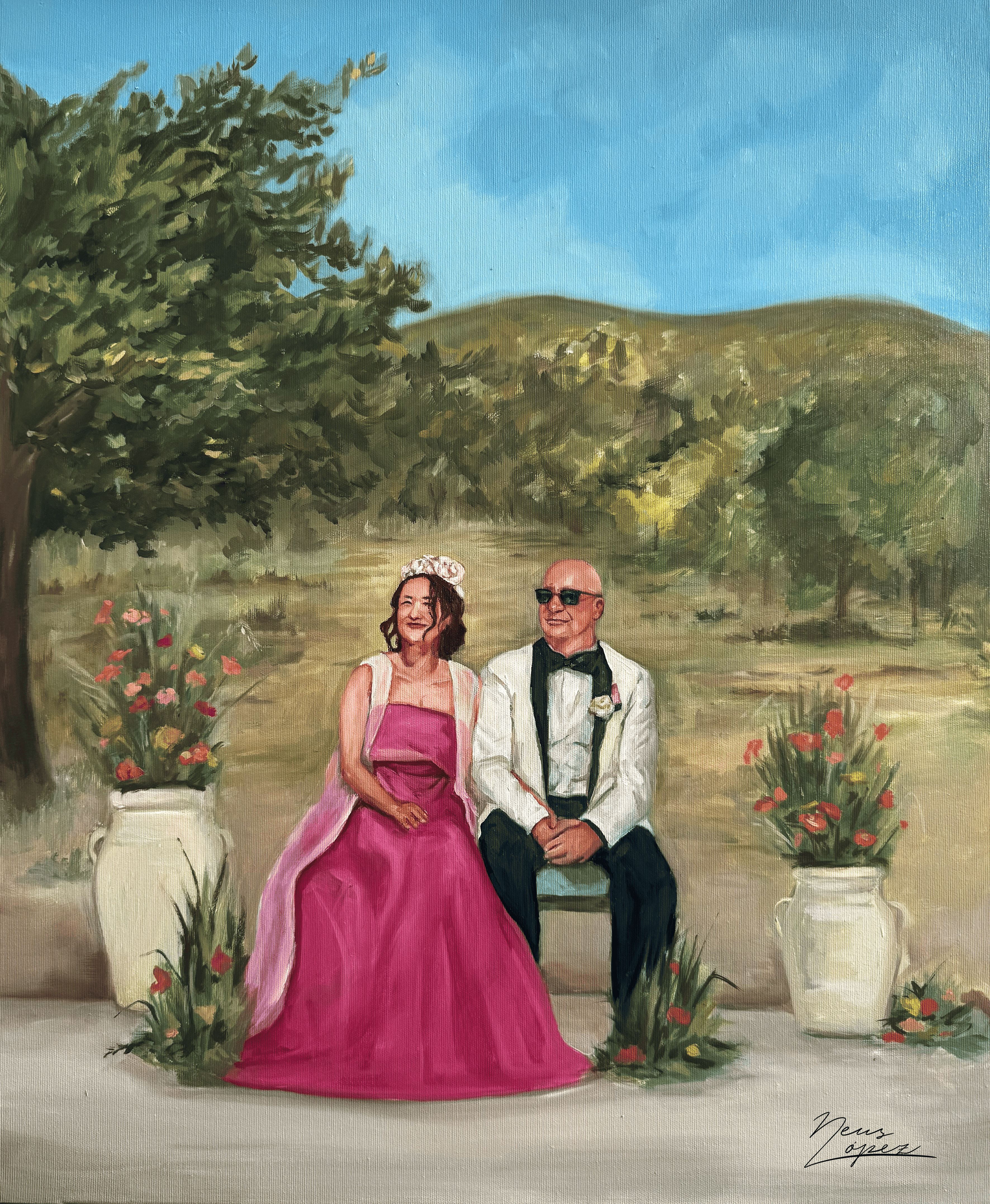 Acuarelas en evento 15