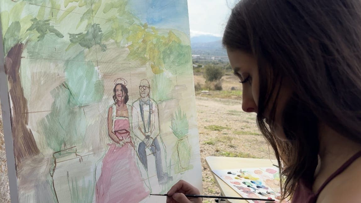 Acuarelas en evento 16