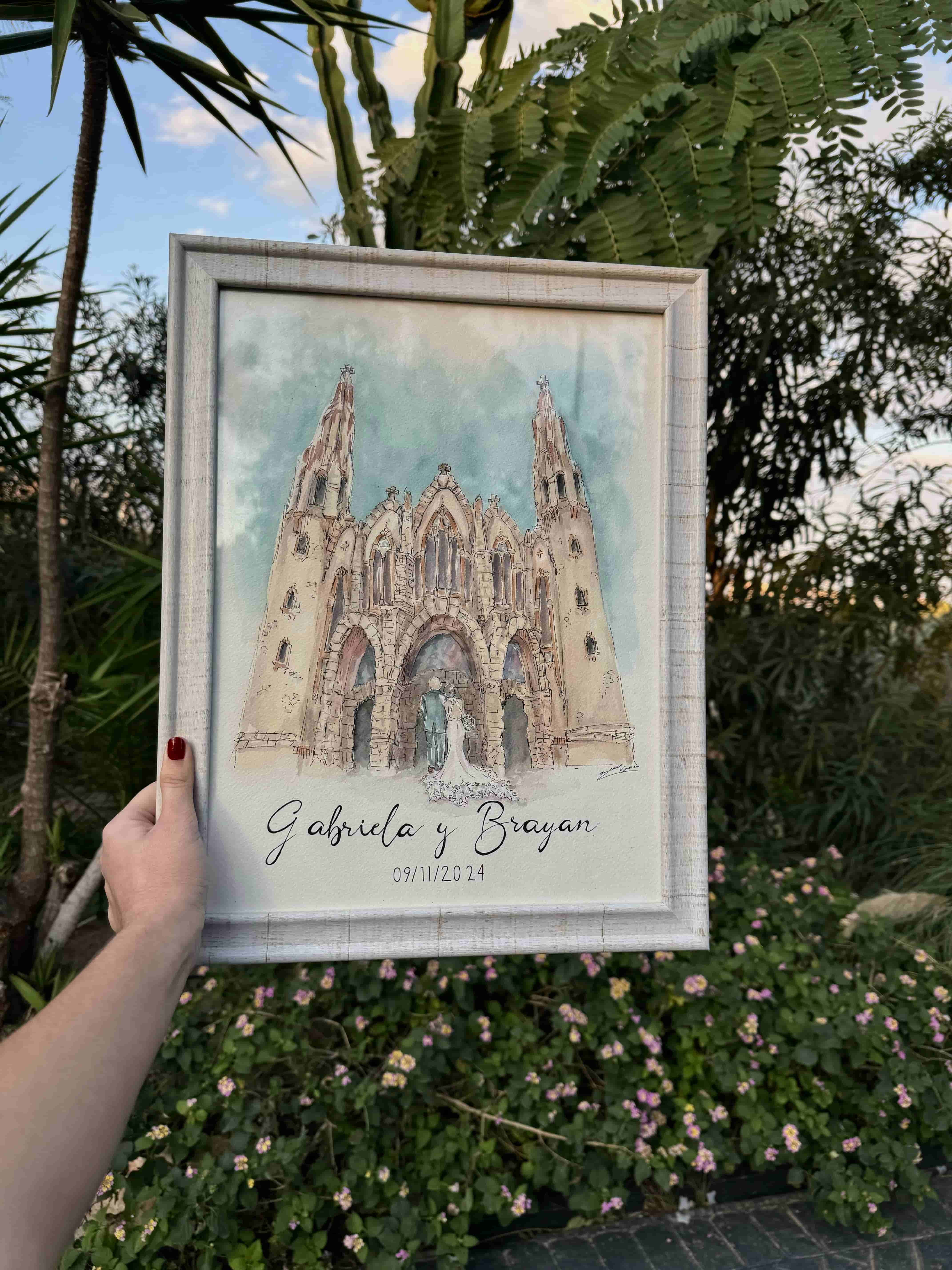 Acuarelas en evento 2