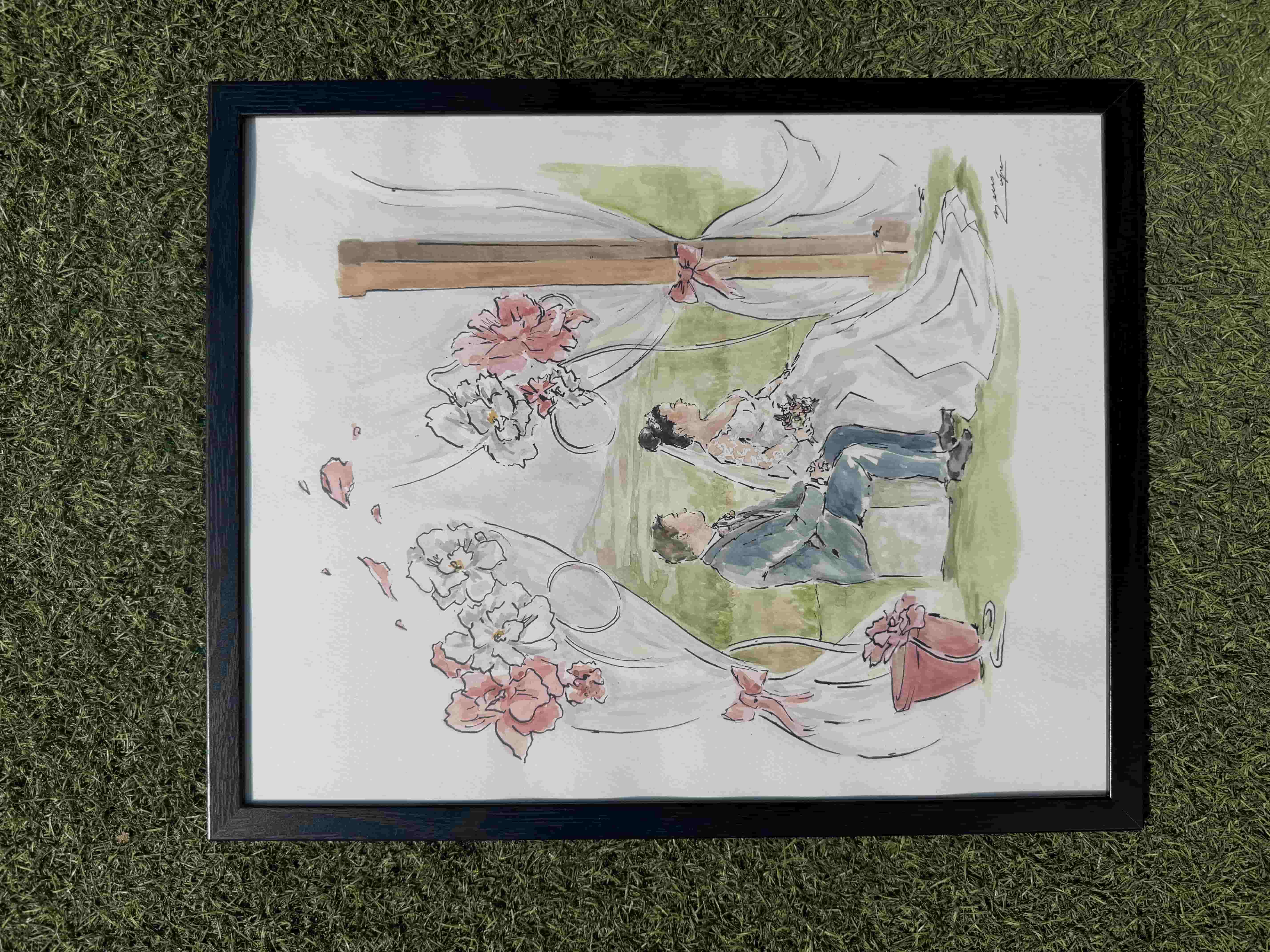 Acuarelas en evento 8